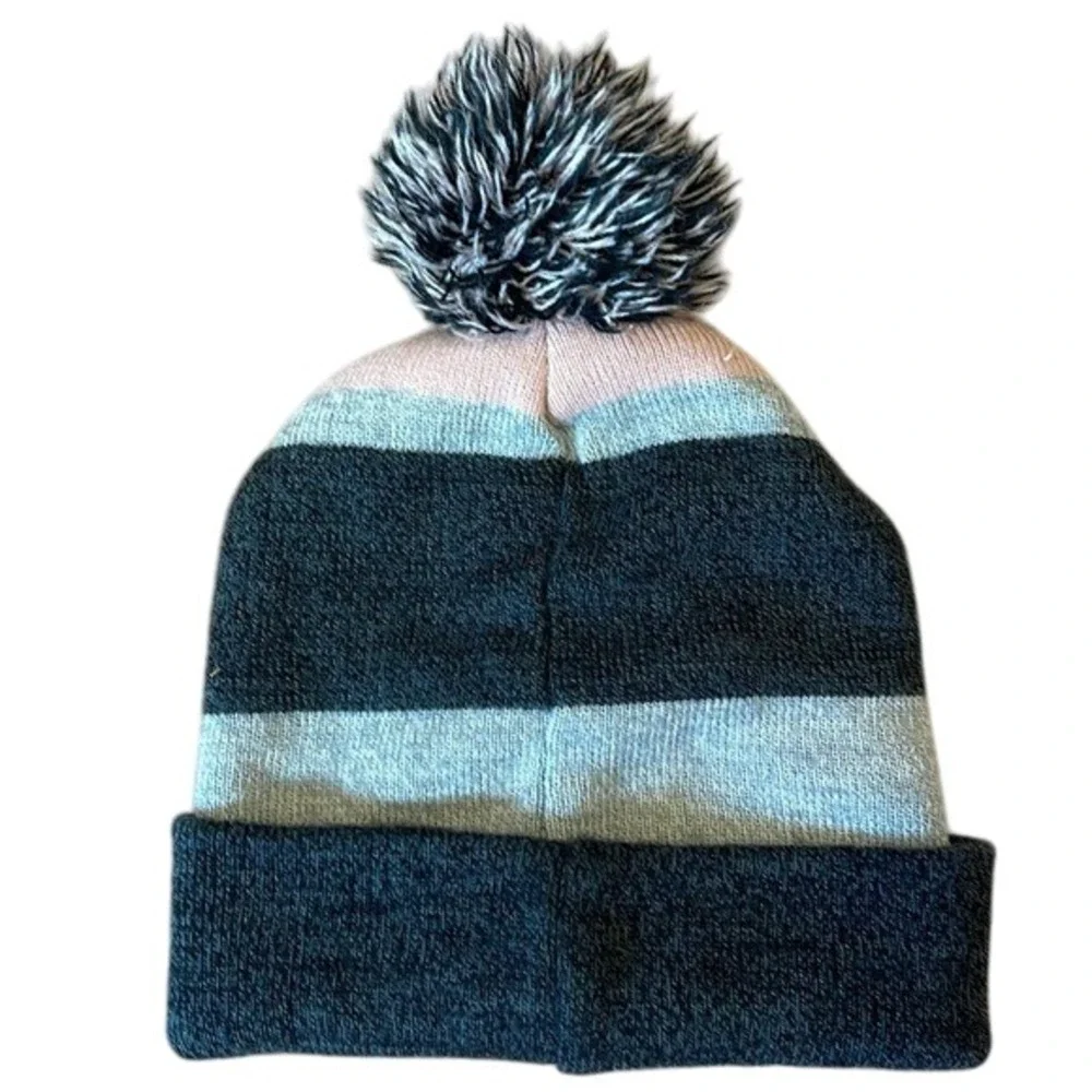 Disney Mickey‎ Mouse Women's Girls Love Pom-Pom Beanie Hat One Size NEW
